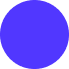 Blue circle on black background, minimalist design.